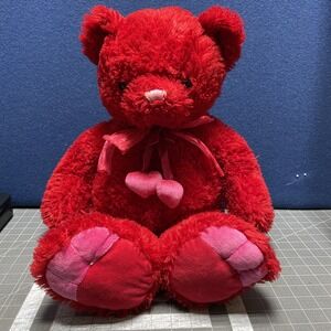 CHOSUN‎ 24" Red Pink Teddy Bear Heart Ribbon Hug Plush Valentine Bow